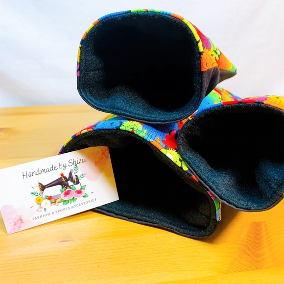 Golf Head Cover Set of 3 (Driver, Fairway wood and Hybrid) Handmade by SHIZUJP - Picture 3 of 3